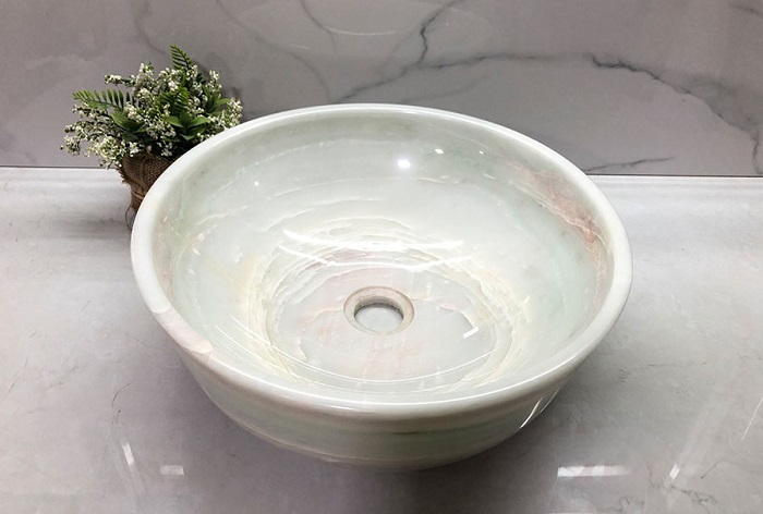 Một số lưu ý khi vệ sinh lavabo đá tự nhiên